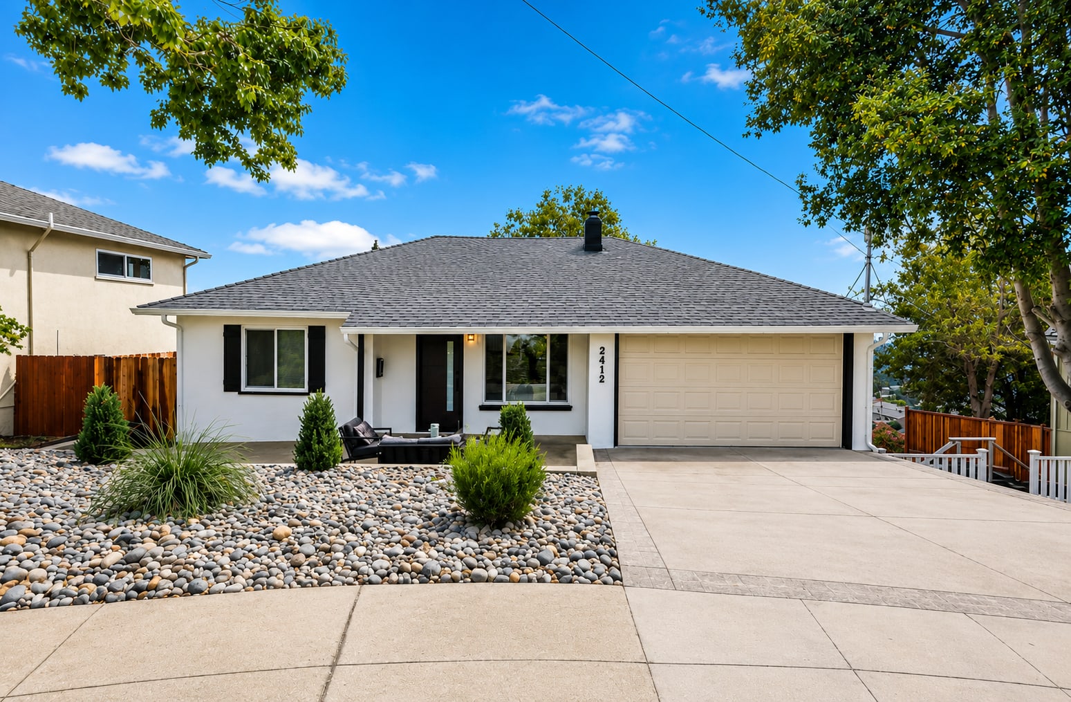 Renovated single-story ranch home in Castro Valley, sold by Anthony Renowitzky